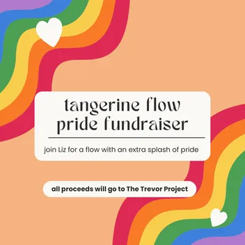 tangerine flow pride fundraiser