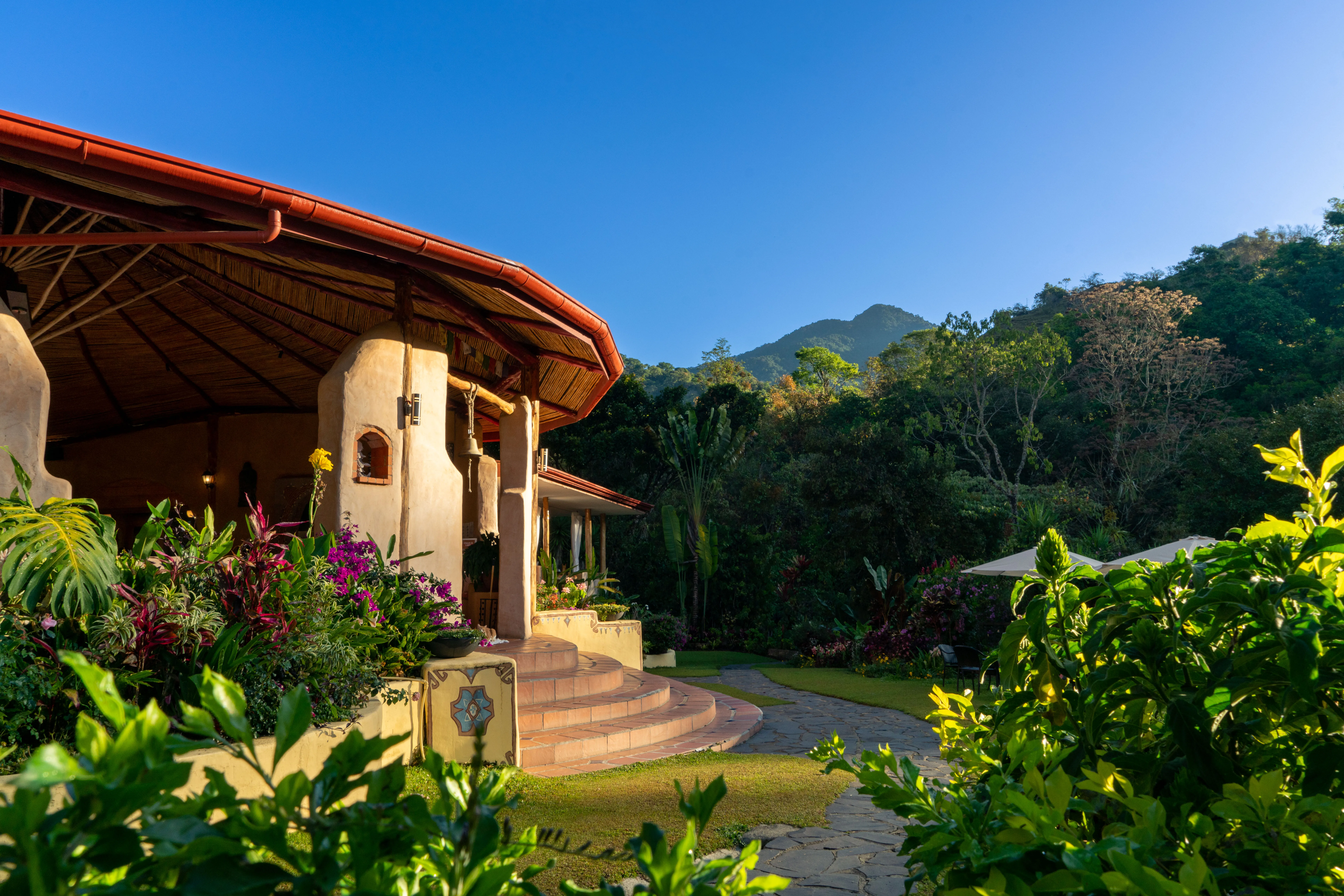 Costa Rica retreat promotional image showing the resort