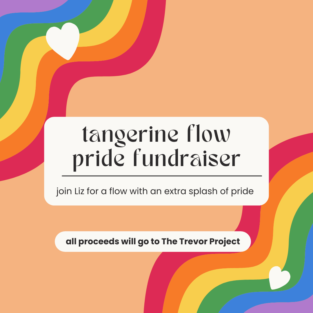 tangerine flow pride fundraiser