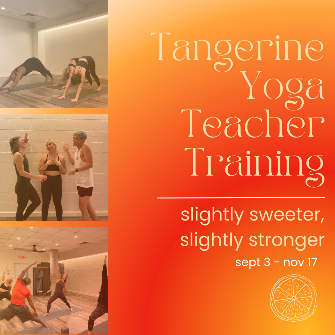 tangerine yoga 200 hour teacher training